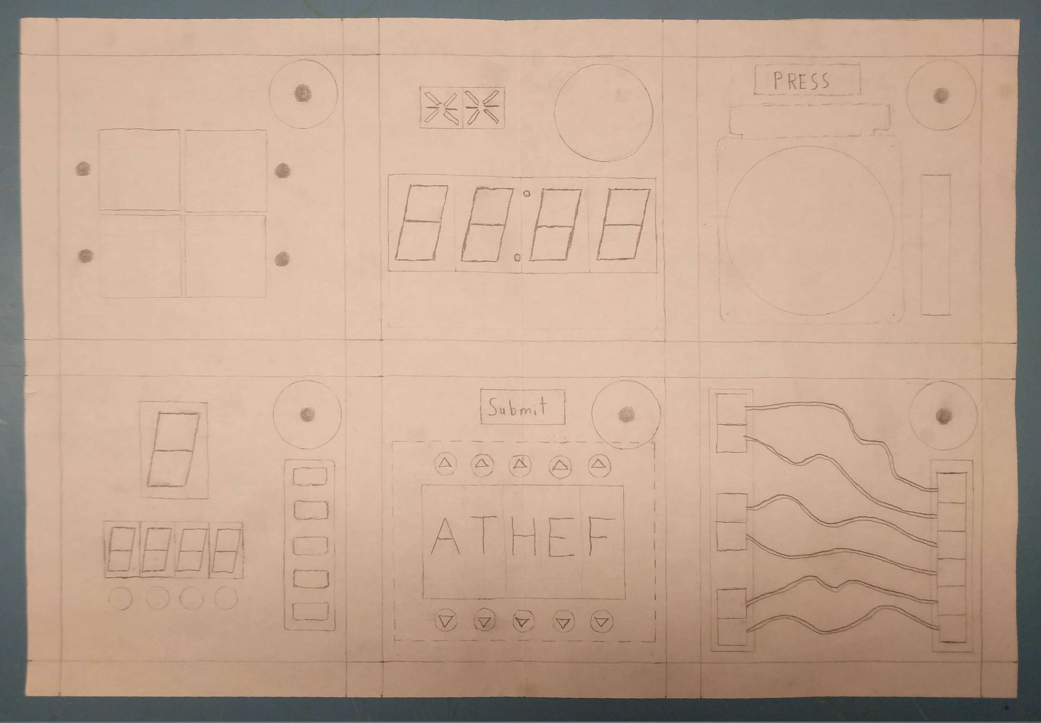 My first effort at planning out sizing. 