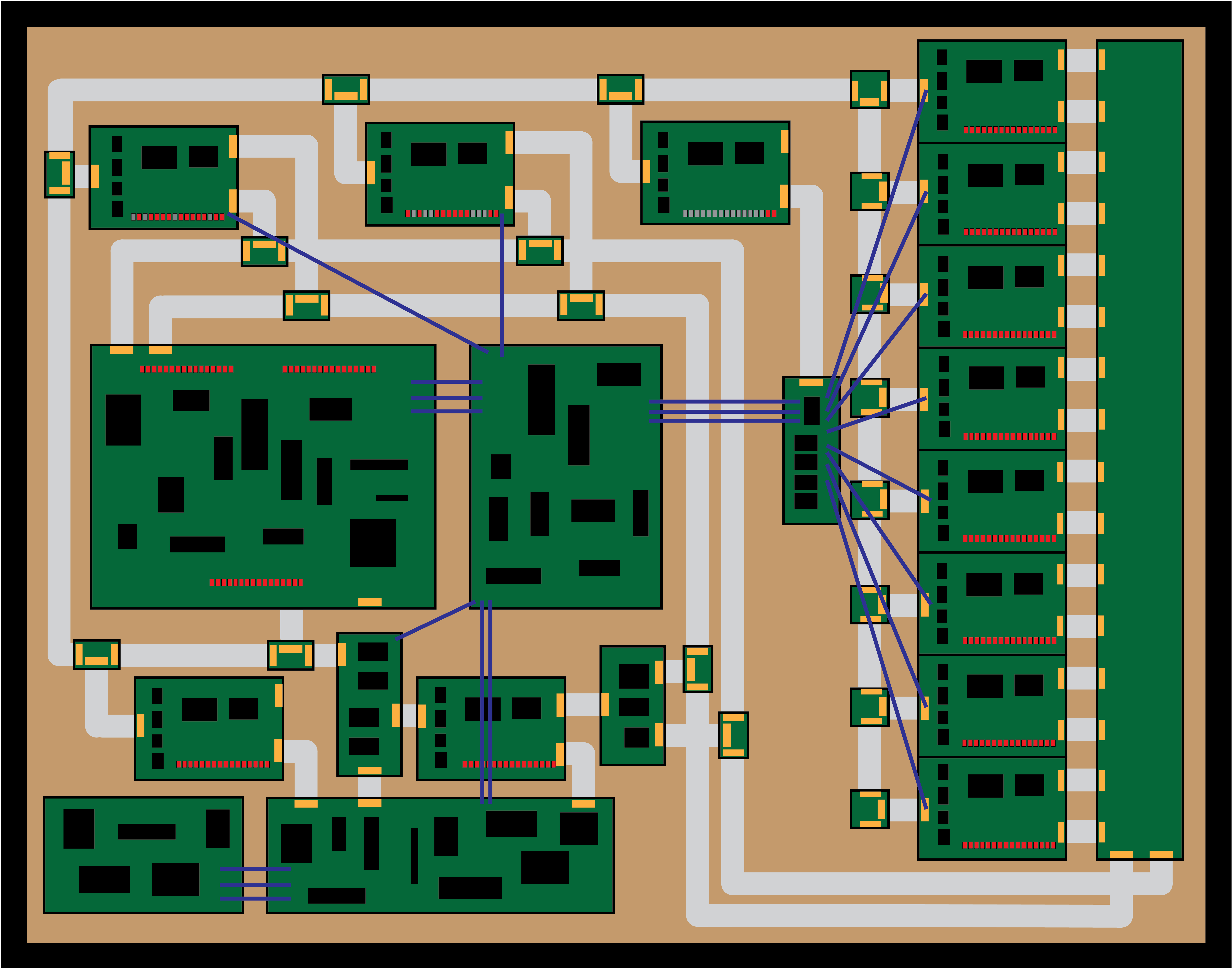 I got lazy after making 3 realistic LED banks.