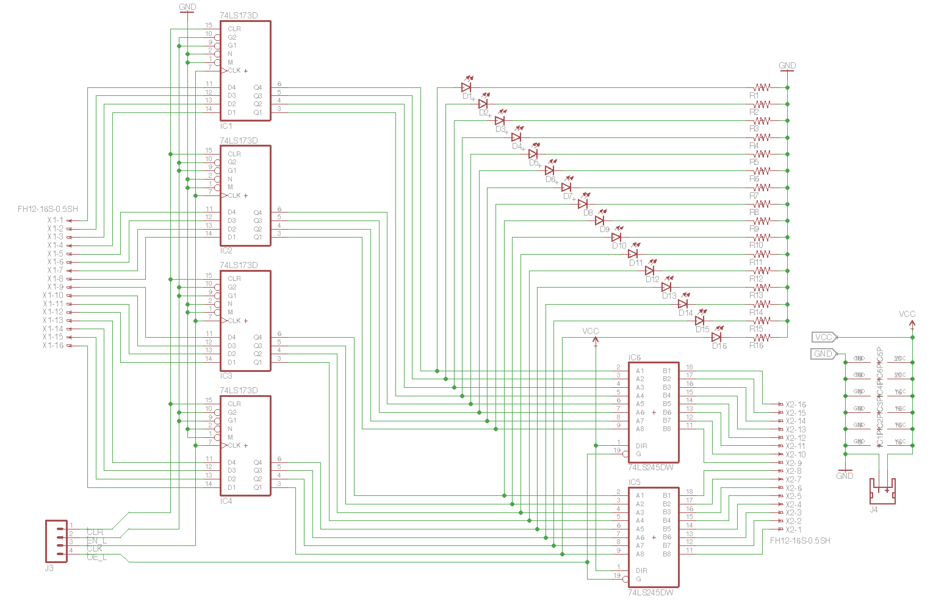 The orientation of the design changed a bit to accomodate the flipped connections